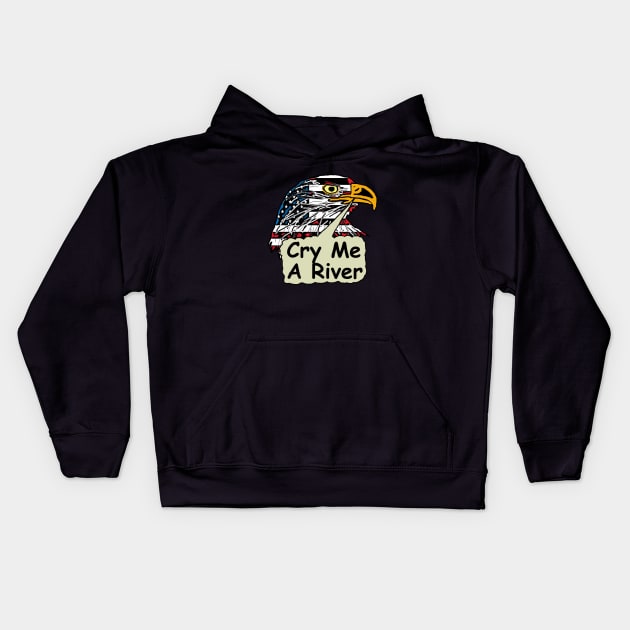 Cry Me A River Kids Hoodie by Mark Ewbie